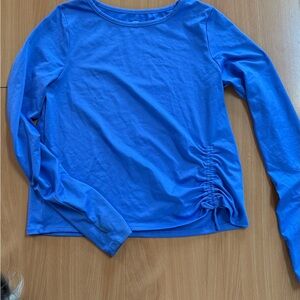 Athletic Works Vibrant Blue Long Sleeve Top